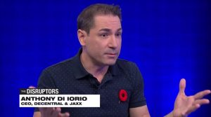 Anthony Di Iorio speaking on the Disruptors TV Show